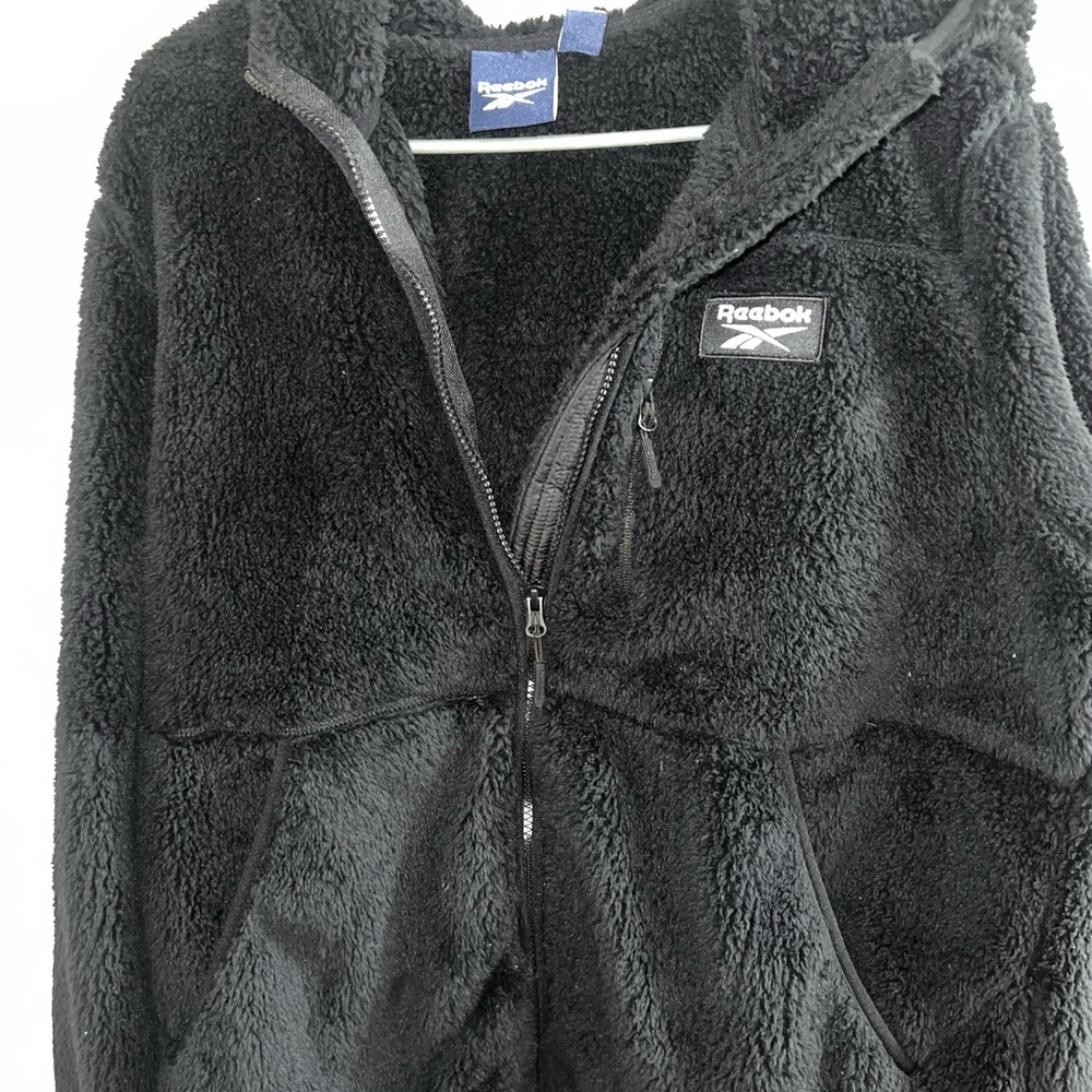 Reebok Black Plush Hoodie